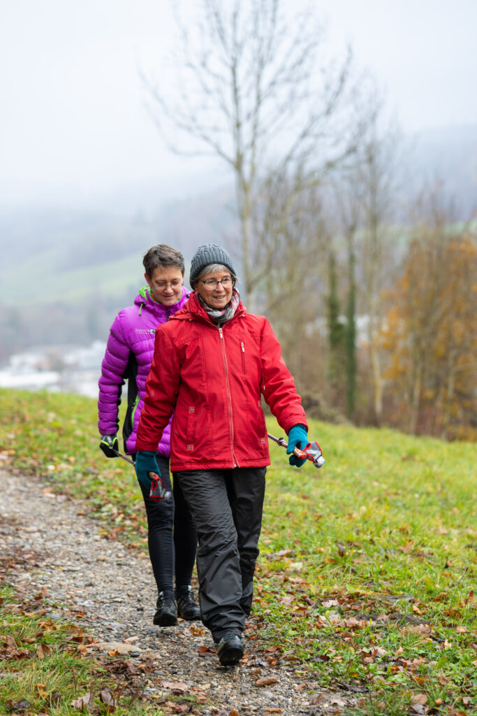 Referenzfoto Übung Kurs Nordic Walking