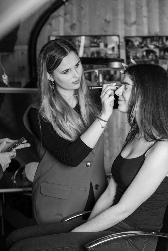 Referenzfoto BTS Beautyshooting Projekt